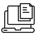 Data analysis Black Outline icon