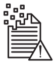 Data loss icon