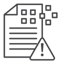 Data loss icon