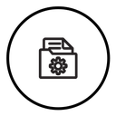 Data management icon