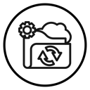 Data Recovery Cloud Folder icon