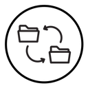Data synchronization icon