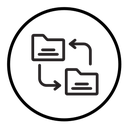 Data synchronization icon
