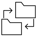 Data transfer 2 icon