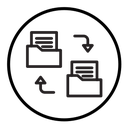 Data transfer icon