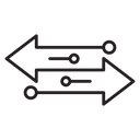 Data transfer icon