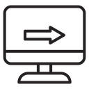 Data transfer PC to mobile icon