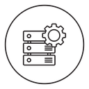 Database administrator icon
