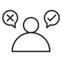Decision making icon