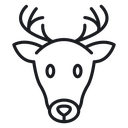 Deer rudolph 3 icon