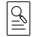 Define Document Magnifier icon