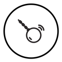 Demolition ball icon