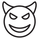 Demon devil icon
