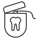 Dental floss icon