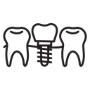 Dental implants icon