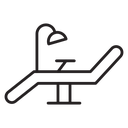 Dentist chair icon