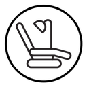 Dentist chair icon