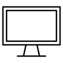 Desktop Black Outline icon