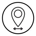 Destination distancing icon