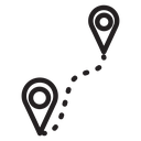 Destination distancing icon