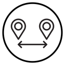 Destination distancing icon