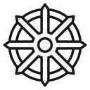 Dharmachakra icon