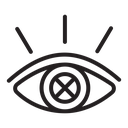 Diabetes eye icon