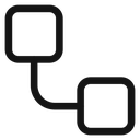 Diagram nested 2 icon