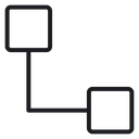 Diagram nested 3 icon