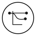 Diagram sankey icon