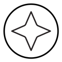 Diamond star icon