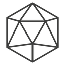 Dice d20 icon