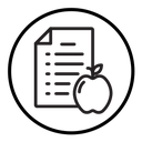 Diet plan icon