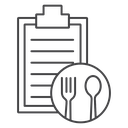 Diet Plan Fork Spoon icon