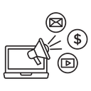 Digital marketing icon