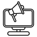 Digital marketing icon
