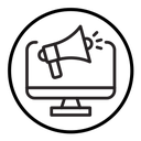Digital marketing icon