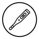Digital thermometer icon