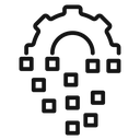 Digital transformation icon