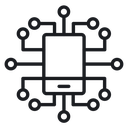 Digitalisation 2 Black Outline icon