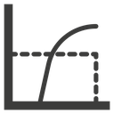 Diminishing returns icon