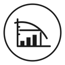Diminishing returns icon