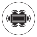Dining table icon