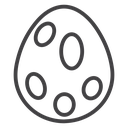 Dinosaur egg icon