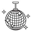 Disco ball icon