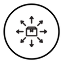 Distribution channel icon