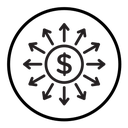 Diversified investment icon