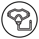 Diving mask icon