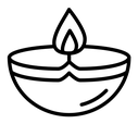 Diwali diya icon