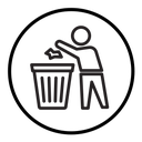 Do not litter icon